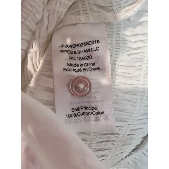 Veronica Beard Kelsey Button-Down white Dress Size 10 - Picture 7 of 9